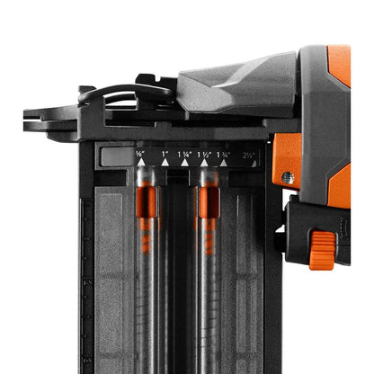 Cloueuse pneumatique de calibre 18 de 2-1/8 po avec technologie CLEAN DRIVE et sac à outils
