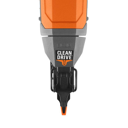 Cloueuse pneumatique de calibre 18 de 2-1/8 po avec technologie CLEAN DRIVE et sac à outils