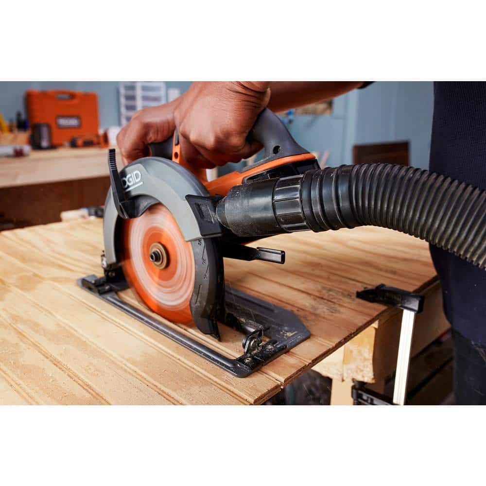Scie circulaire sans fil 18 V de 6 1/2 po (outil seulement)