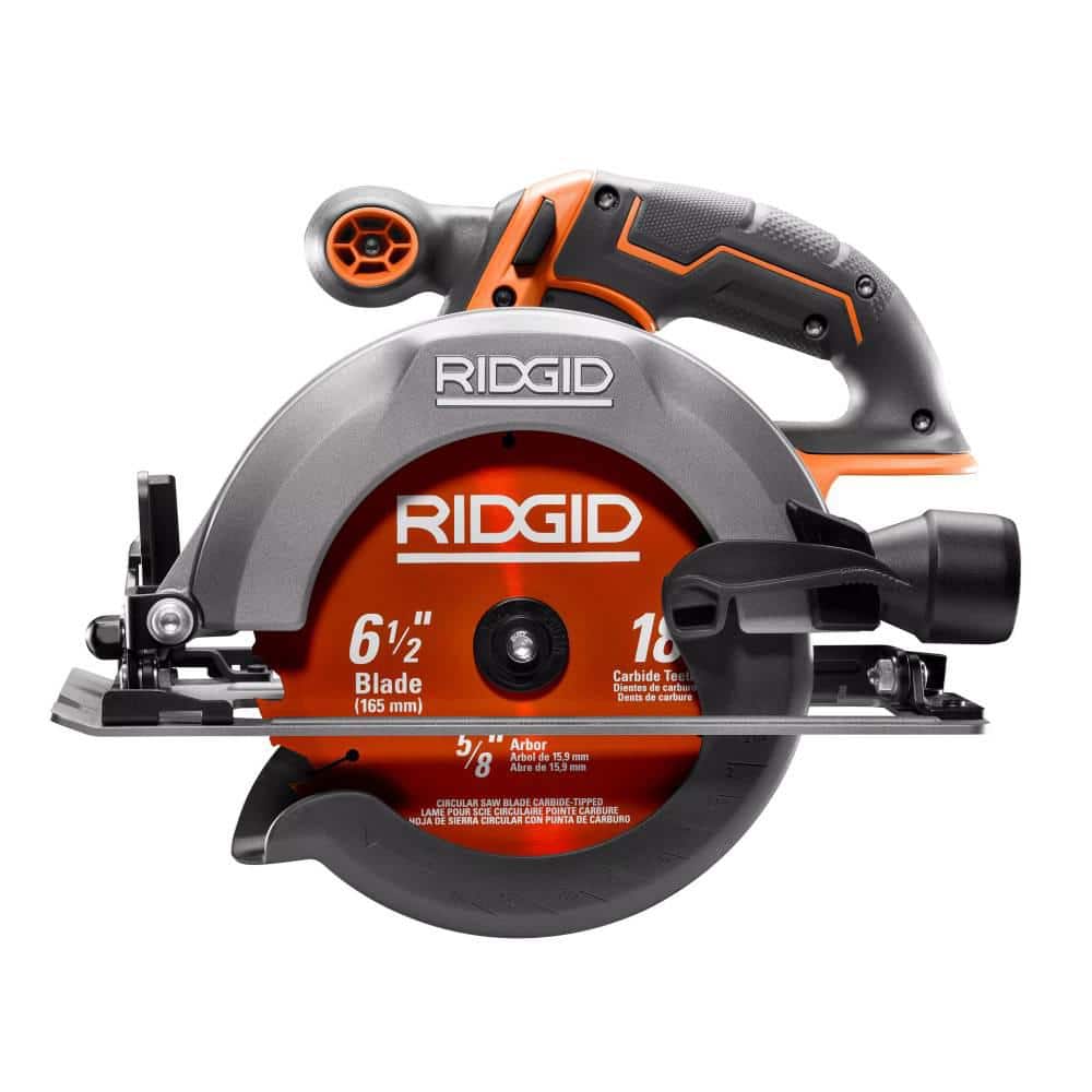 Scie circulaire sans fil 18 V de 6 1/2 po (outil seulement)