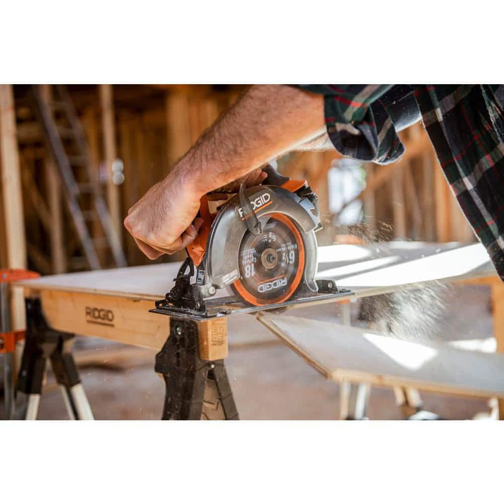 Scie circulaire sans fil 18 V SubCompact sans balais de 6-1/2 po (outil seul)