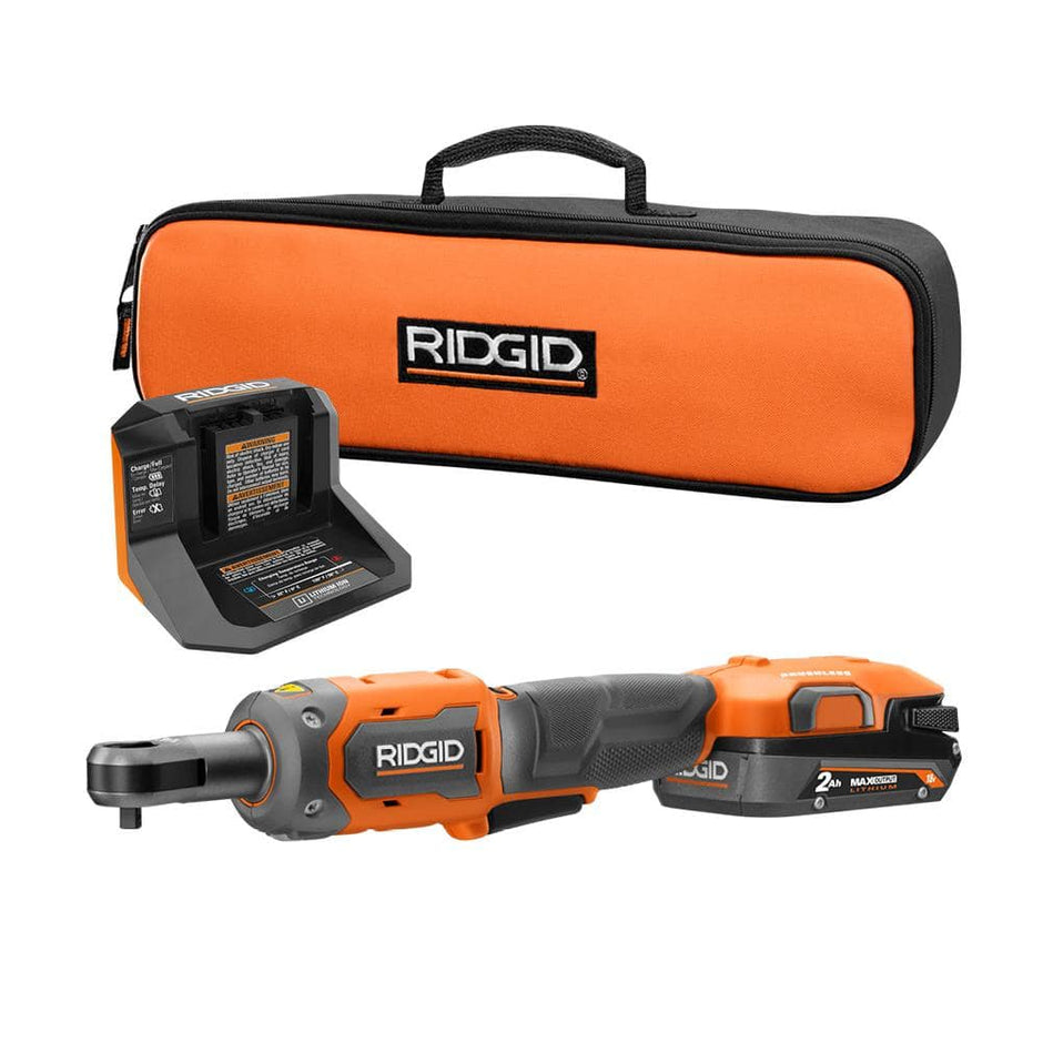 Kit de clé à cliquet sans fil 18 V 1/4 po avec batterie 2,0 Ah et chargeur
