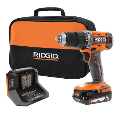 Perceuse-visseuse à percussion sans fil 18 V 1/2 po avec batterie 2,0 Ah et chargeur