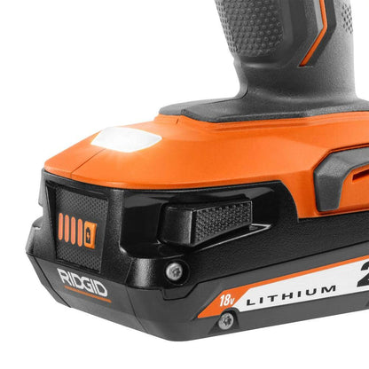 Perceuse-visseuse à percussion sans fil 18 V 1/2 po avec batterie 2,0 Ah et chargeur