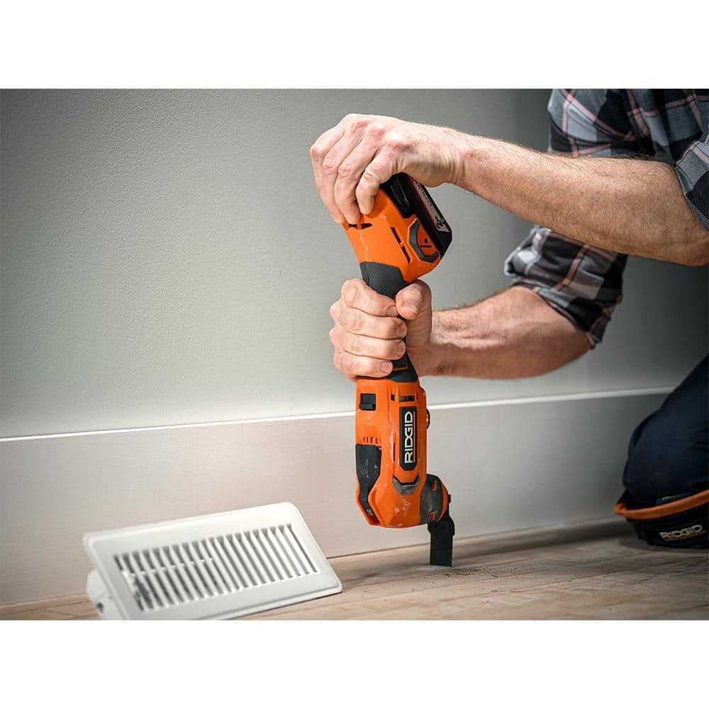 Outil multifonction oscillant sans fil 18 V avec batterie 2,0 Ah et chargeur