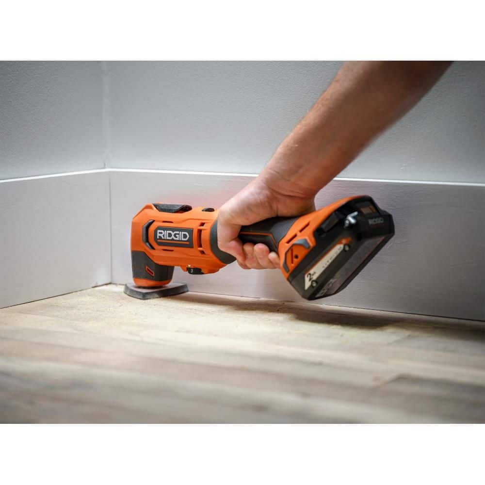 Outil multifonction oscillant sans fil 18 V avec batterie 2,0 Ah et chargeur
