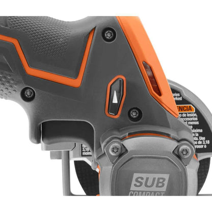 Scie multi-matériaux sans fil 18 V SubCompact de 7,6 cm (3 po) avec (3) molettes de coupe, batterie 2,0 Ah et chargeur 18 V