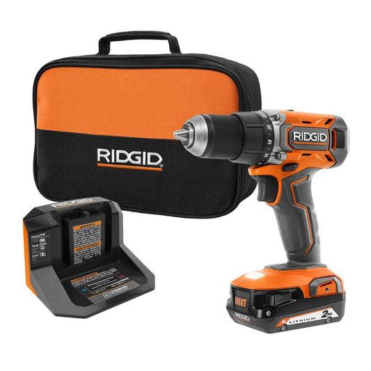 Perceuse-visseuse sans fil 18 V 1/2 po avec batterie 2,0 Ah et chargeur