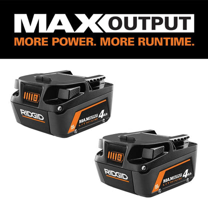 Batterie lithium-ion 18 V, puissance maximale 4,0 Ah (lot de 2)