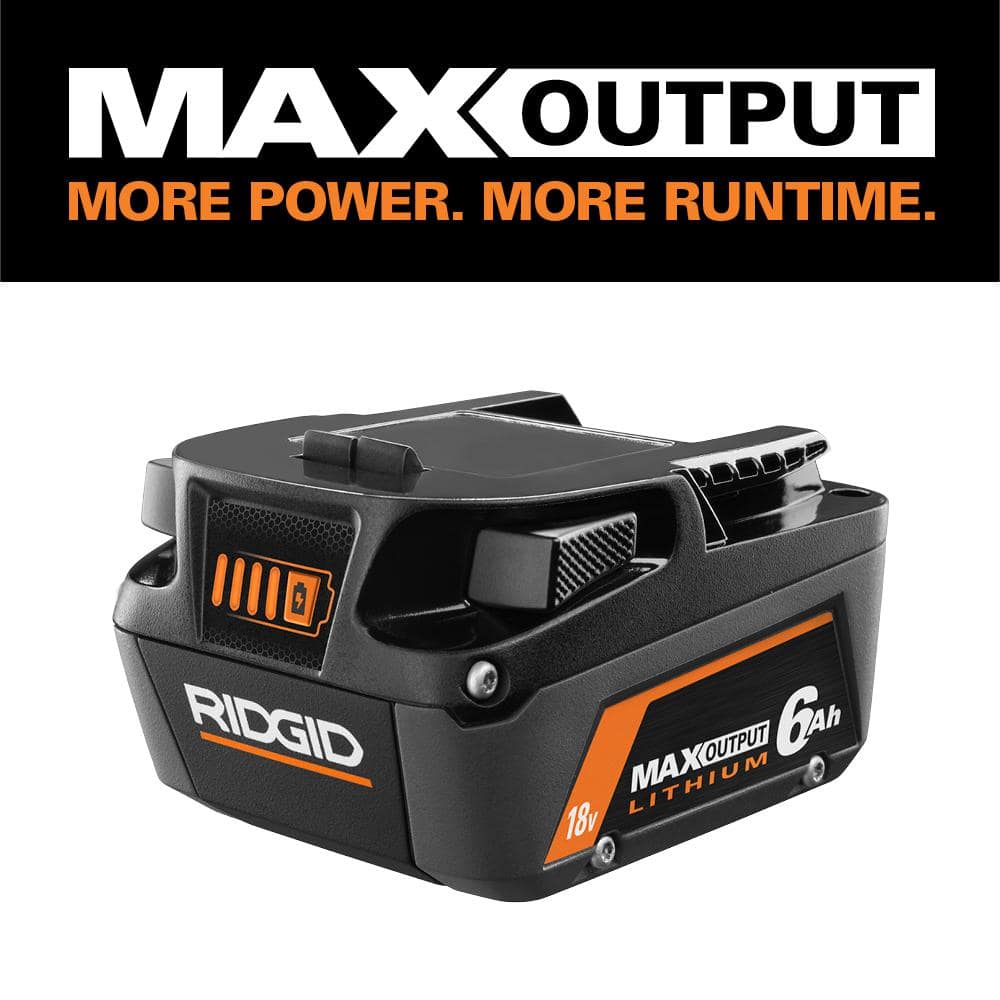 Batterie lithium-ion 18 V 6,0 Ah à puissance de sortie maximale