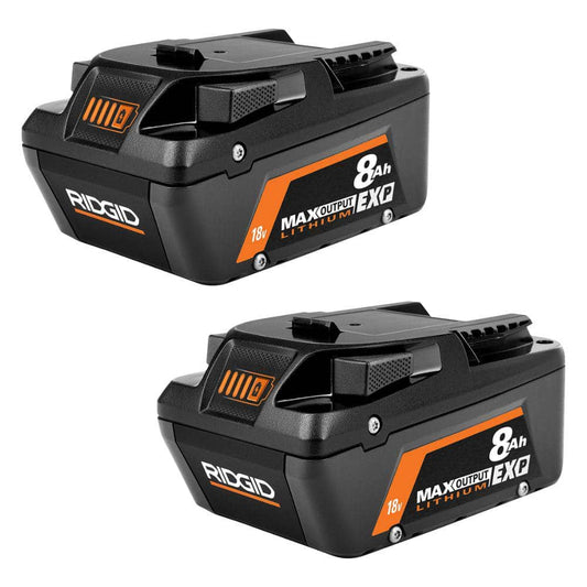 Batterie lithium-ion EXP 18 V 8,0 Ah à puissance maximale (lot de 2)