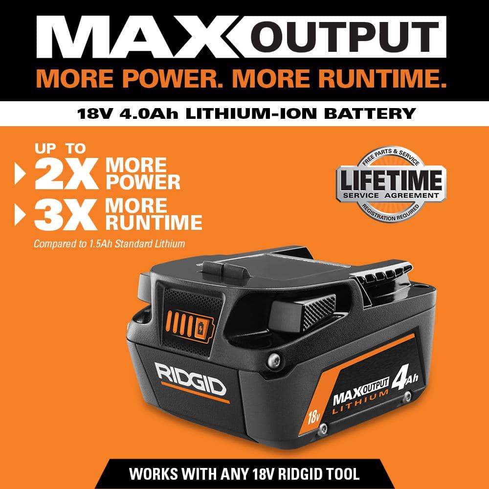 Kit de démarrage 18 V 4,0 Ah MAX avec chargeur rapide