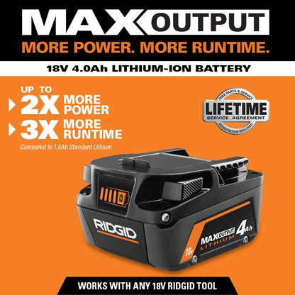 Kit de démarrage 18 V 4,0 Ah MAX avec chargeur rapide