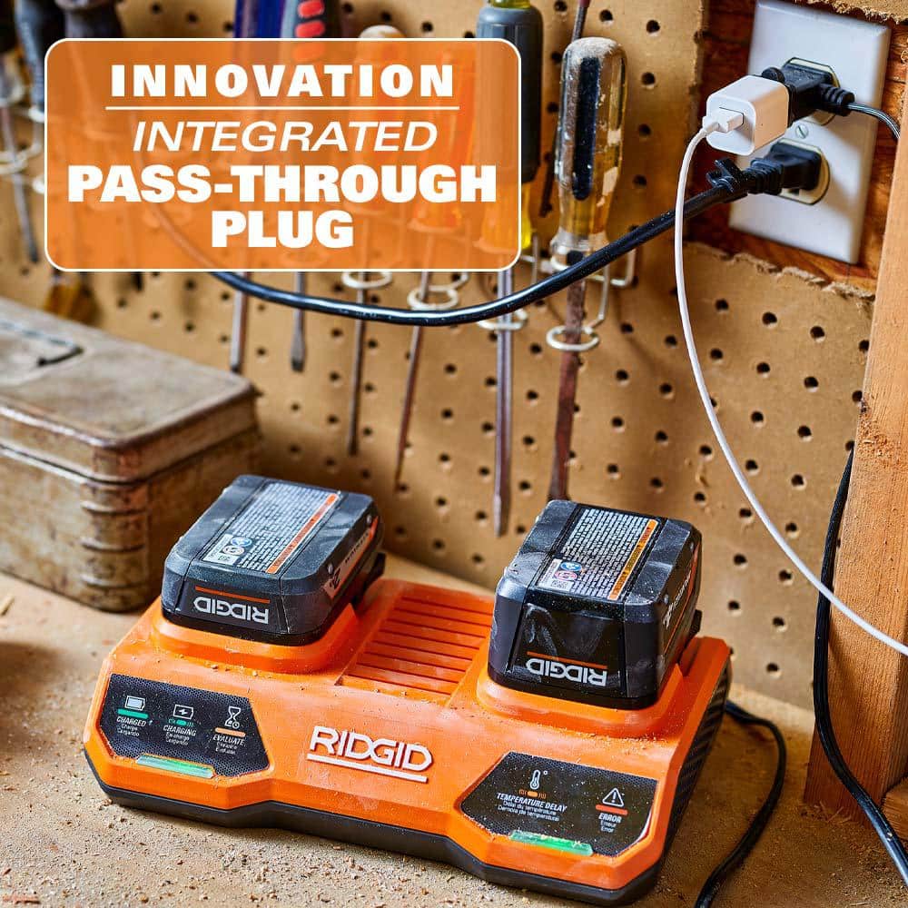18V Dual Port Simultaneous Charger