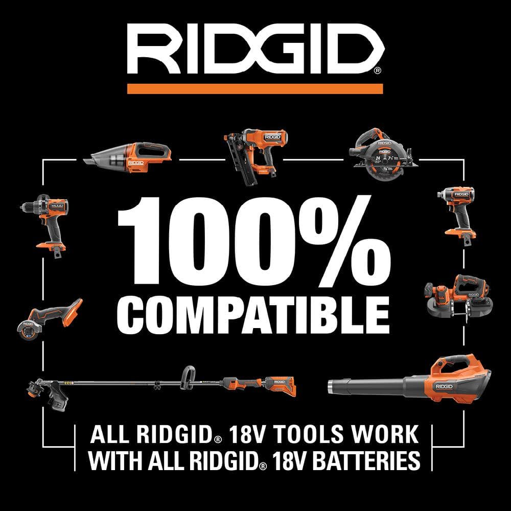 Kit combiné 2 outils sans balais 18 V avec batteries de sortie MAX de 6,0 Ah et 4,0 Ah, chargeur et étui rigide