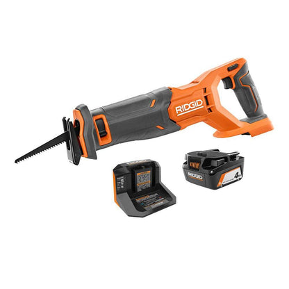 Kit de scie alternative sans fil 18 V avec batterie 4,0 Ah et chargeur