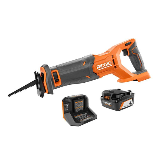 Kit de scie alternative sans fil 18 V avec batterie 4,0 Ah et chargeur
