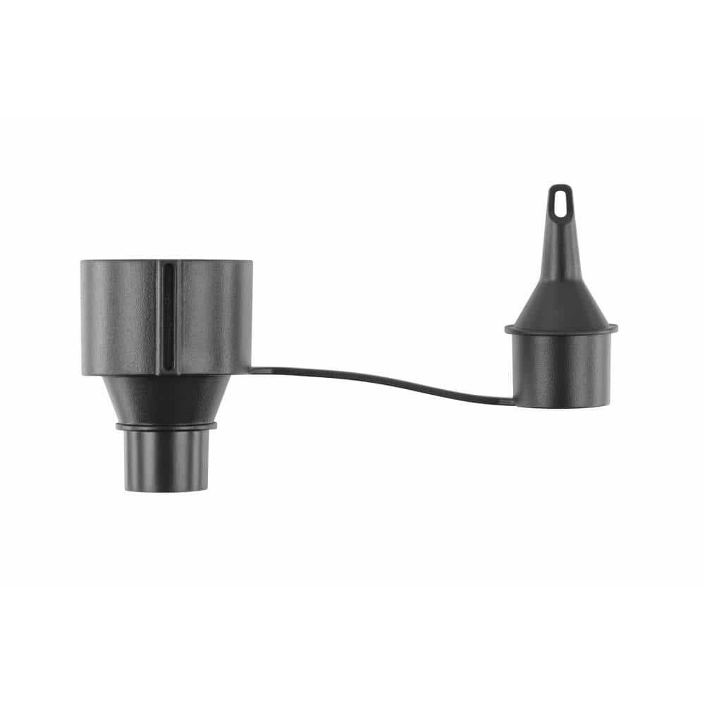 Souffleur de chantier compact sans fil au lithium-ion 18 V avec buse de gonflage/dégonflage