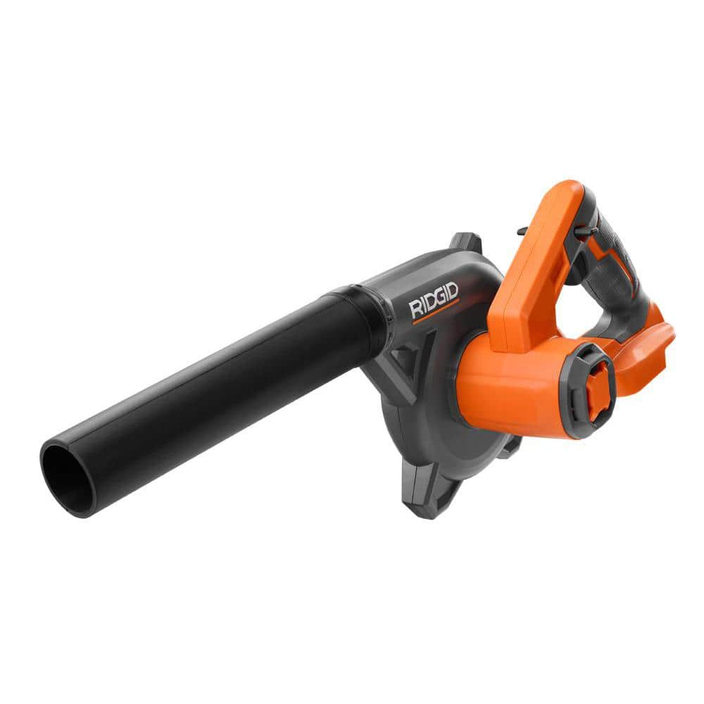 Souffleur de chantier compact sans fil au lithium-ion 18 V avec buse de gonflage/dégonflage