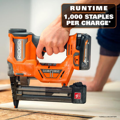 Agrafeuse à couronne étroite sans fil 18 V, calibre 18, 1-1/2 po (outil uniquement)
