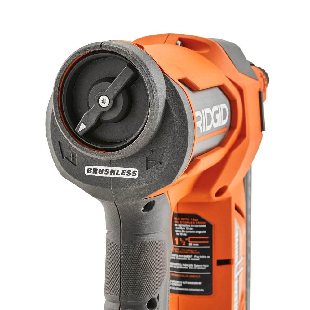 Kit d'agrafeuse à couronne étroite sans fil 18 V, calibre 18, avec batterie 2,0 Ah et chargeur