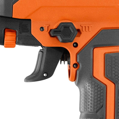 Agrafeuse de finition pneumatique de calibre 18 de 1-1/2 po avec sac d'entrepreneur