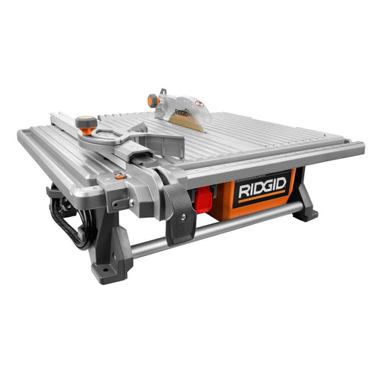 Scie à carrelage humide de table filaire avec lame de 7 po et 6,5 A