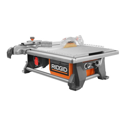 Scie à carrelage humide de table filaire avec lame de 7 po et 6,5 A