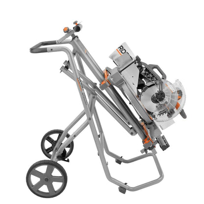 Support de scie à onglet mobile pliable avec supports de montage