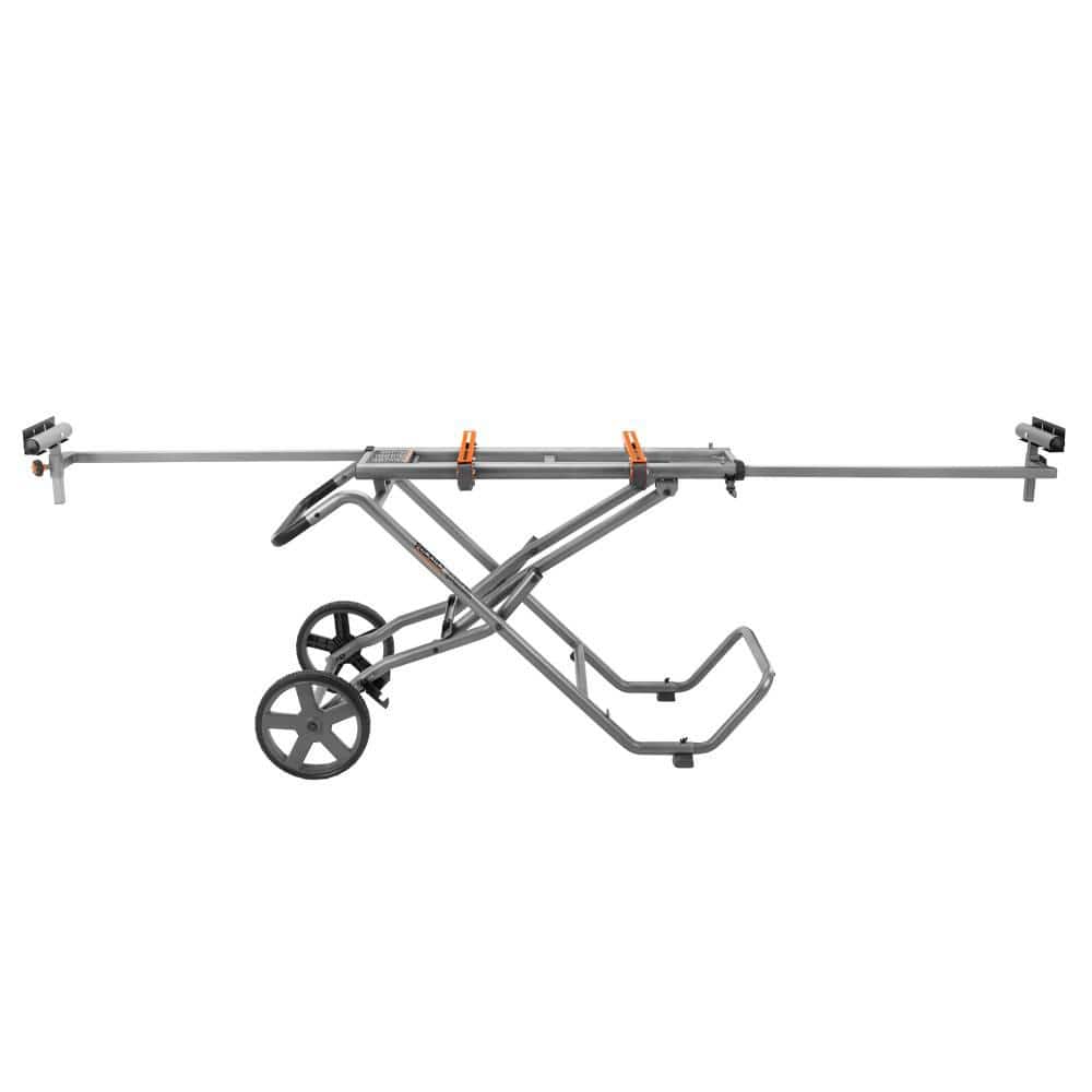 Support de scie à onglet mobile pliable avec supports de montage