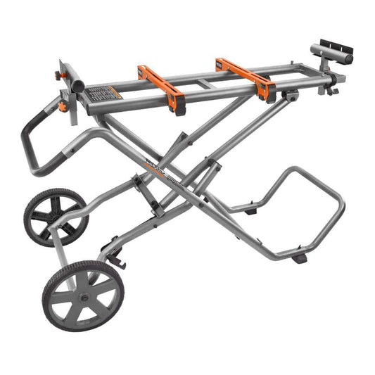 Support de scie à onglet mobile pliable avec supports de montage